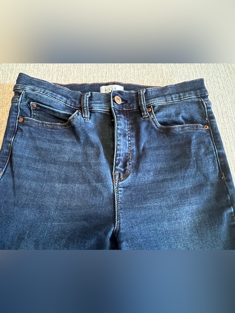 Nicole Miller Dark Blue Skinny Jeans - Picture 4 of 9